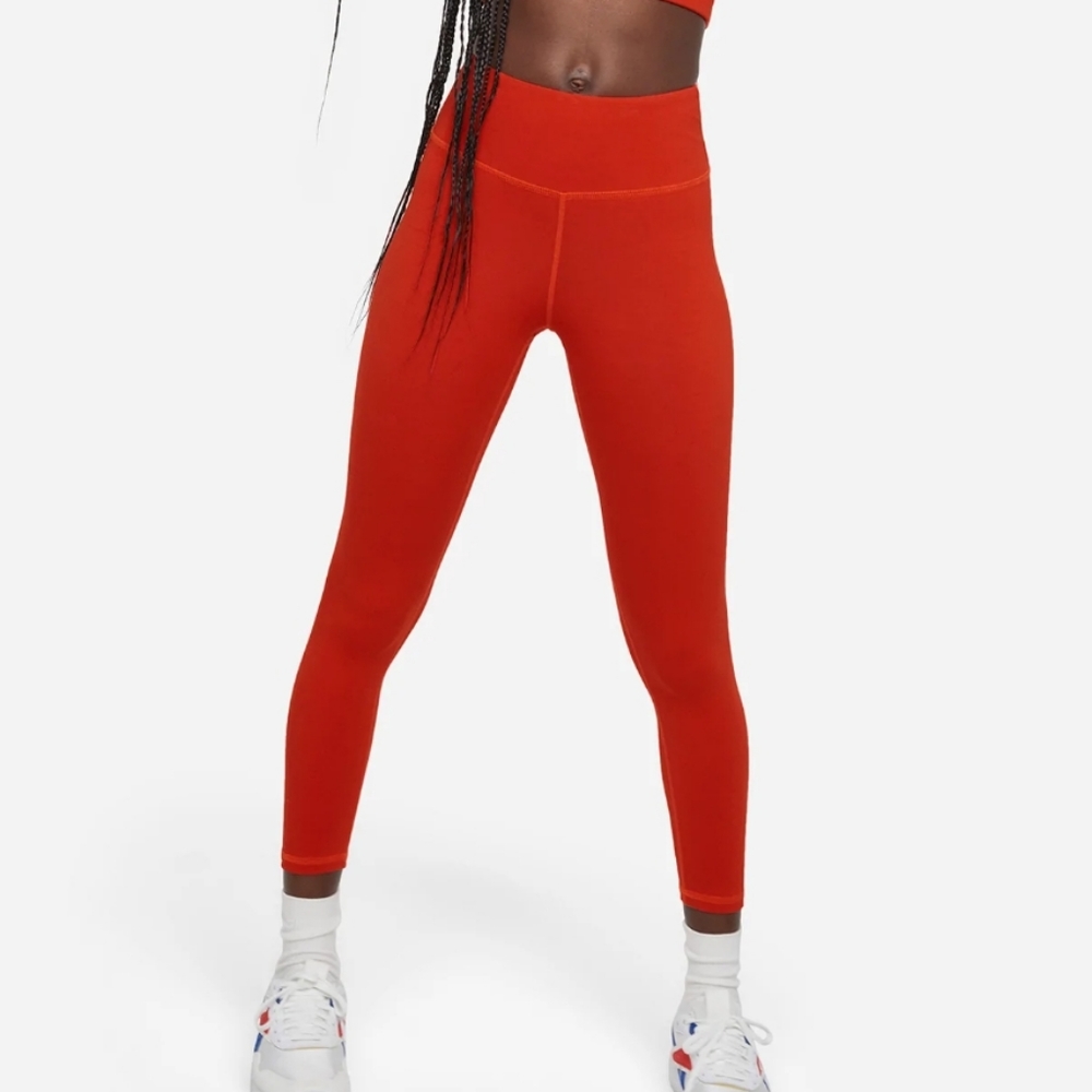 MATE THE LABEL Cherry Red Stretch Leggings